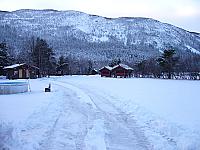 Vinter på Birkelund Camping