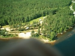Bird's-eye view of Evje-Kilefjorden Camping
